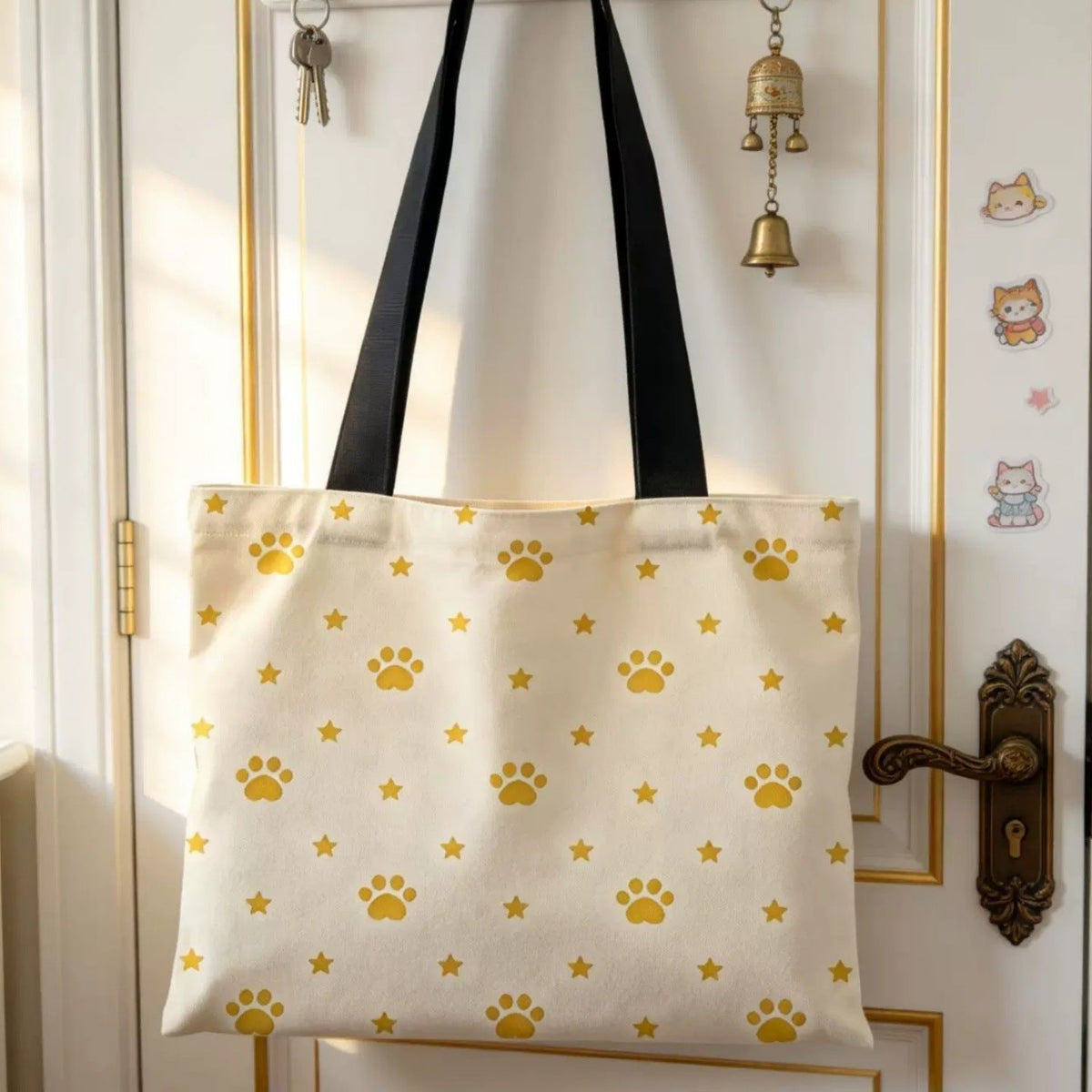 Stijlvolle tote bag met huisdierenthema