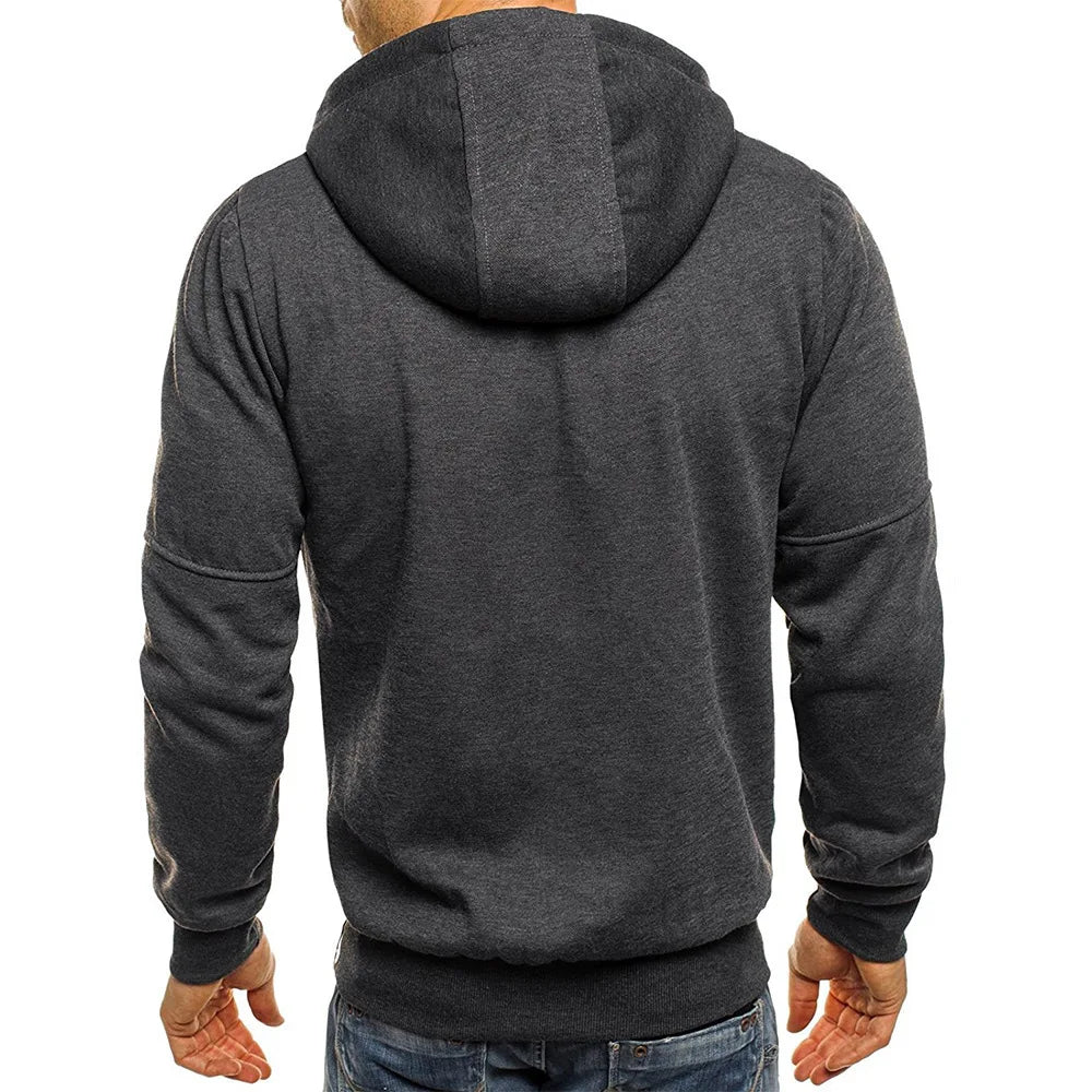 Strak Zwart Heren Sweatvest met Ritssluiting – Stijlvol en Comfortabel voor Dagelijks Gebruik en Sport
