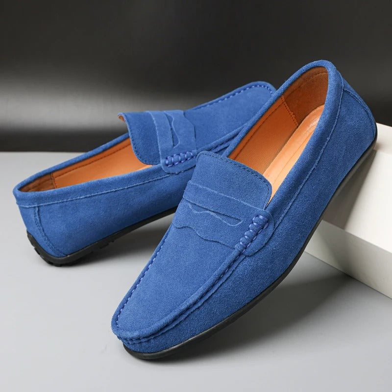 Suède loafers