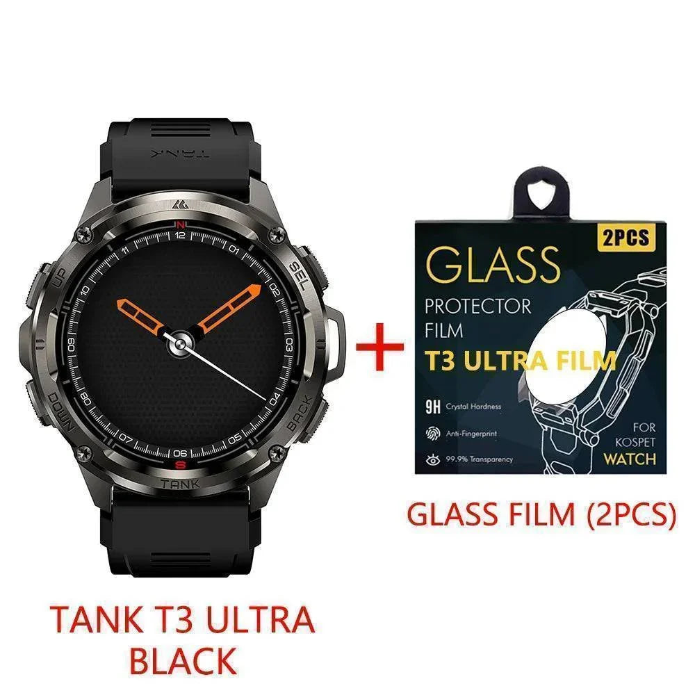 T3 Ultra GPS AMOLED Smartwatch - Robuuste fitnesstracker
