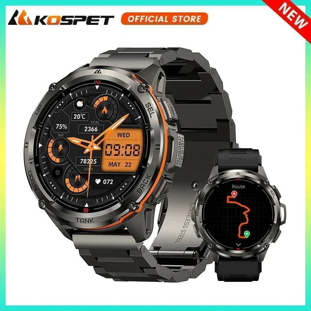 T3 Ultra GPS AMOLED Smartwatch - Robuuste fitnesstracker