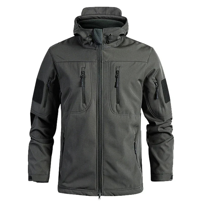 Tactisch Schild | Waterdichte softshell militaire jas voor heren met capuchon