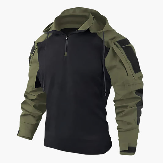 Tactische winterjas met capuchon voor heren
