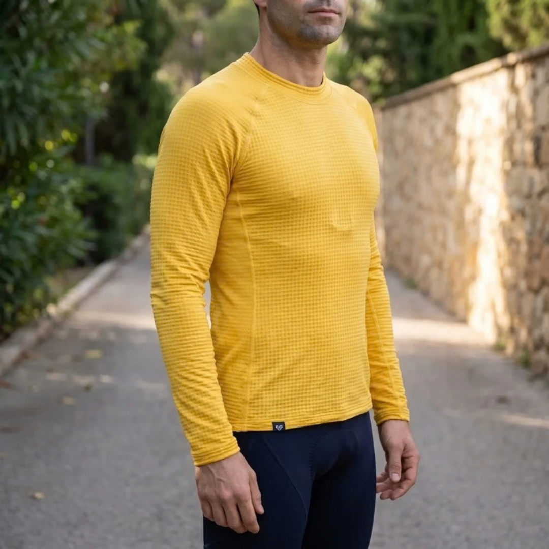 Thermo-fietsondershirt voor heren