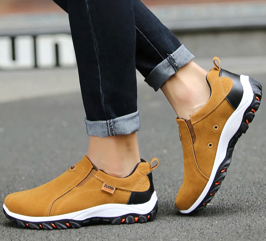 Trail wandelschoenen voor heren met schokdemping
