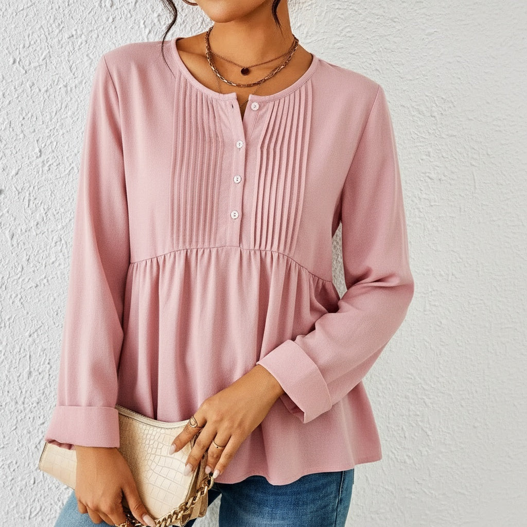 Tuniekblouse voor dames met buikcorrigerend effect