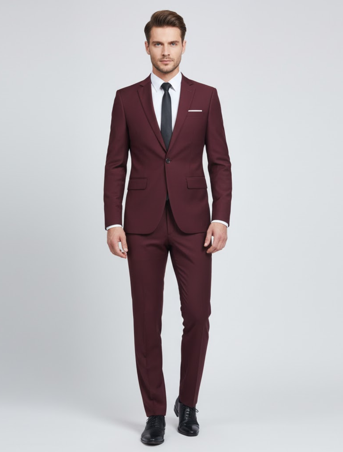 Tweedelig pak met modern fit