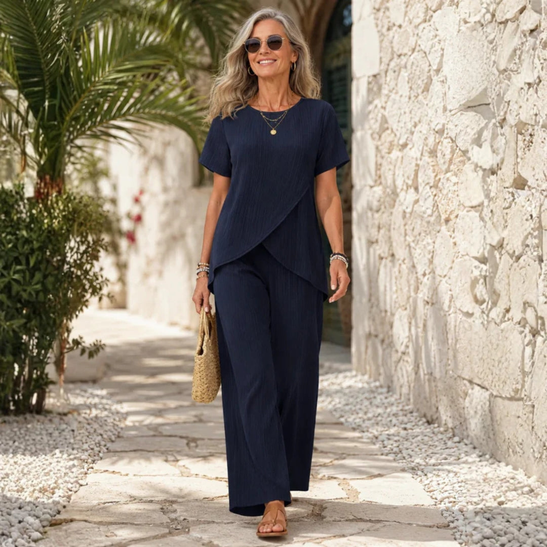 Tweedelige set - Elegant en comfortabel zomerensemble