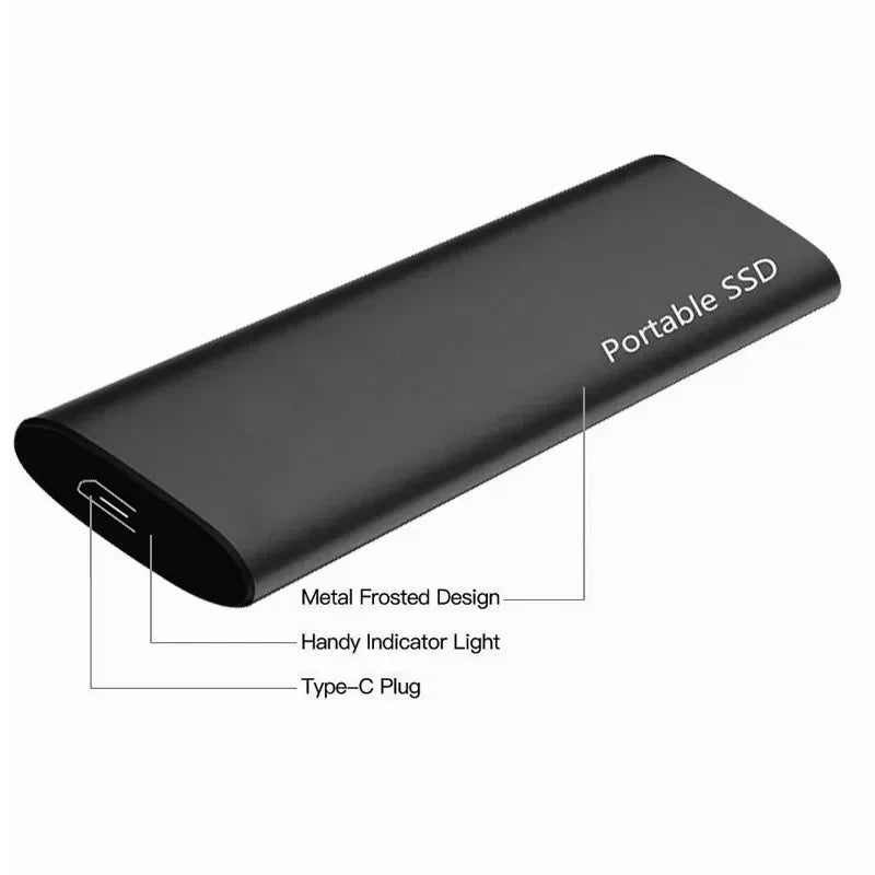 Ultracompacte 4TB USB-C Harde Schijf voor Veilige Gegevensopslag