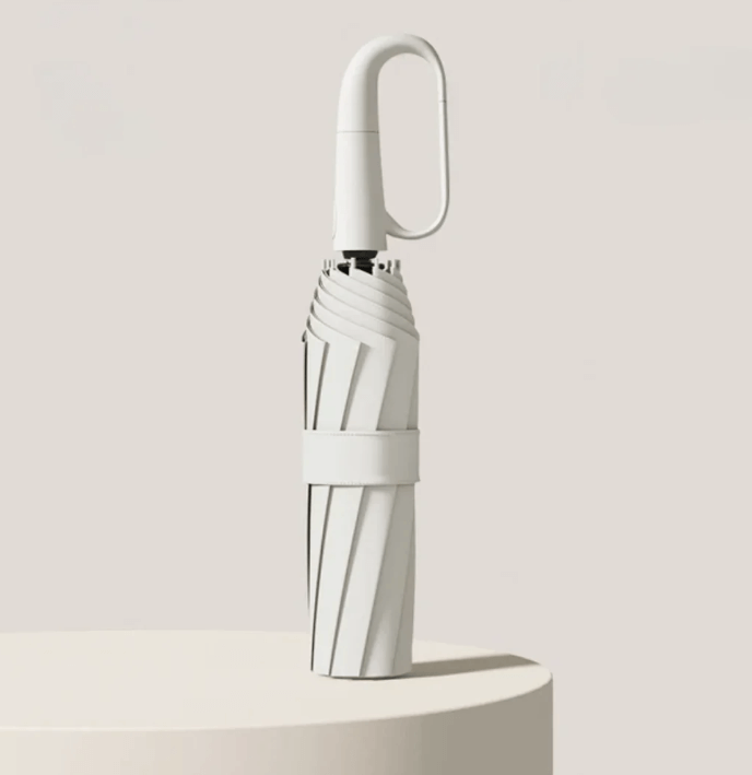 Unisex stormvaste paraplu met reflectoren