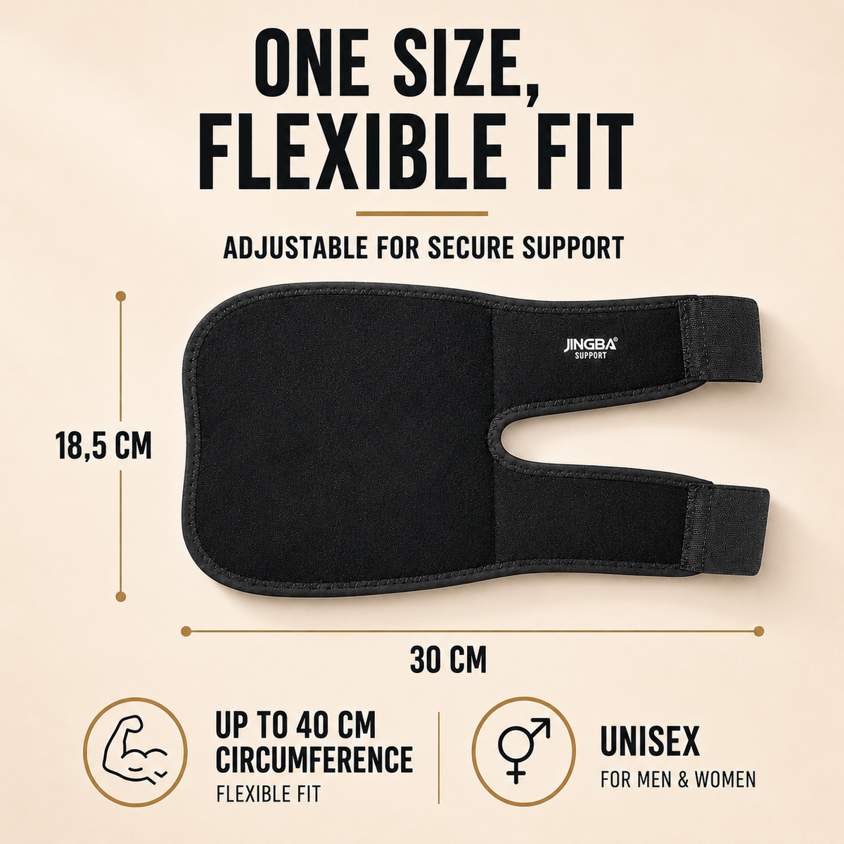 Verstelbare elleboog compressiebrace