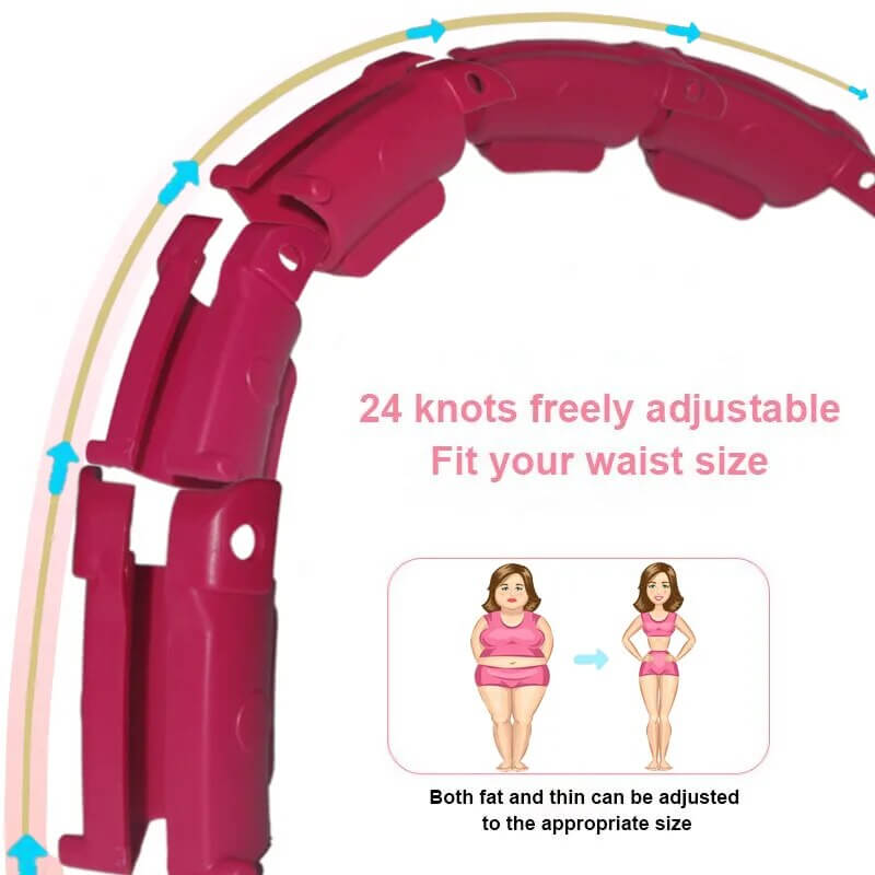 Verstelbare smart fitness hula hoop