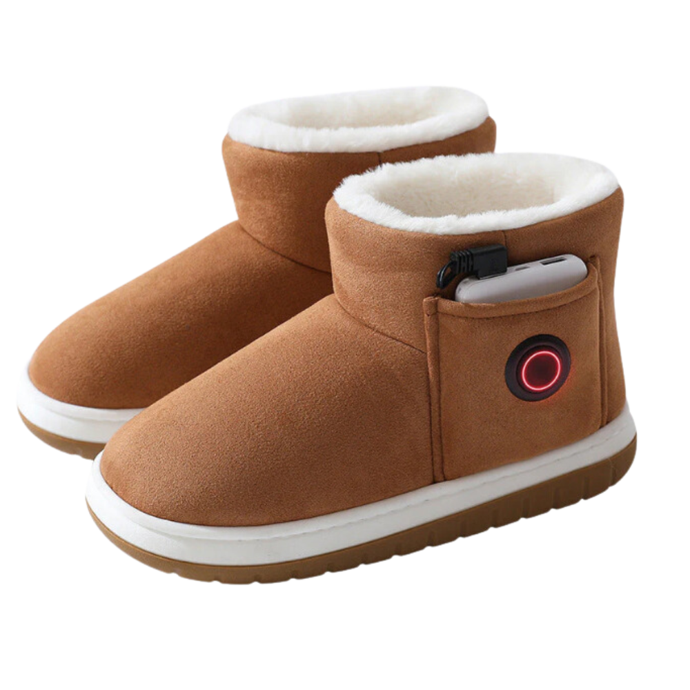 Verwarmbare winterschoenen met grafeen, instelbare temperatuur en oplaadbare batterij