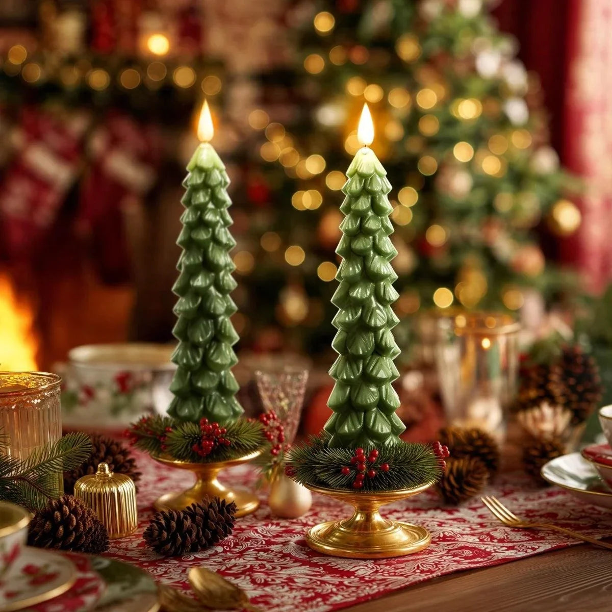 Vlamloze kerstkaarsen met flikkerend ledlicht, afstandsbediening en timer