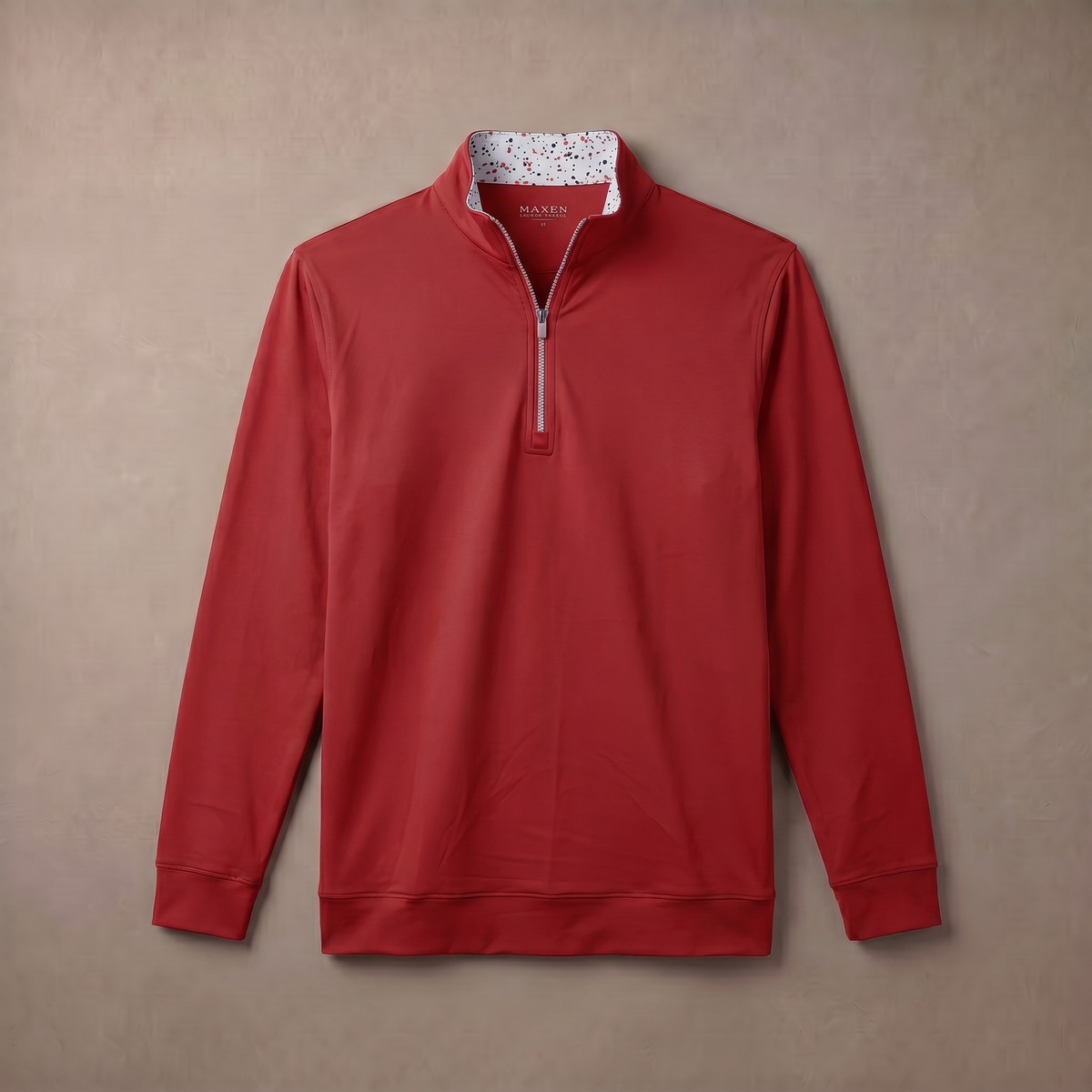 Vochtafvoerende golfpullover met 1/4-rits voor heren | 4-way stretch