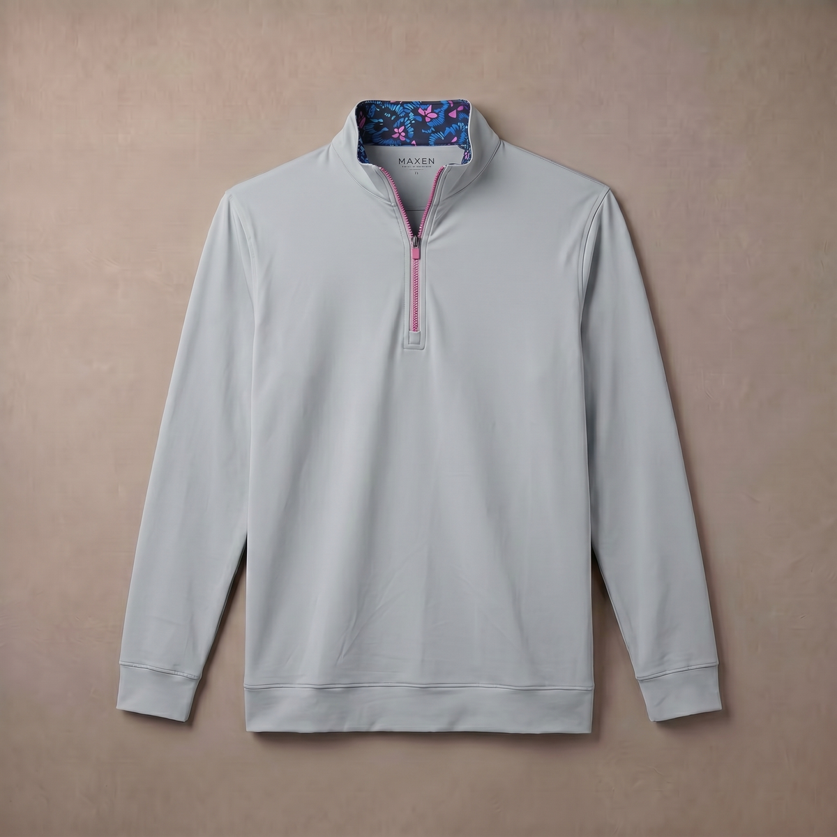 Vochtafvoerende golfpullover met 1/4-rits voor heren | 4-way stretch