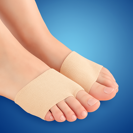 Voorvoetbescherming - Siliconen Gel Kussen - Schokdemping op de Voet - Pijnverlichting - Bij Metatarsalgie - Dagelijks Comfort
