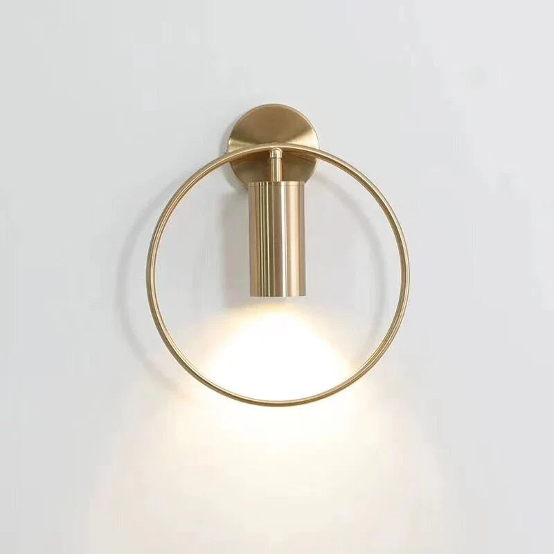 Wandlamp - Noords minimalistisch design in goud