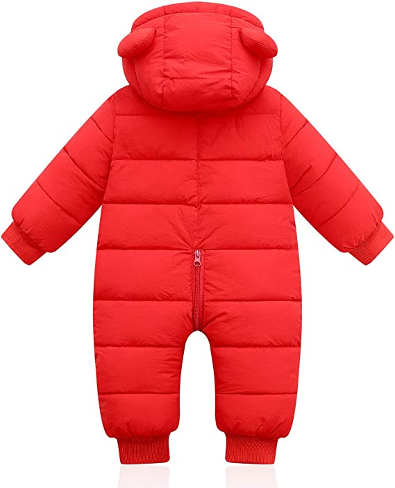 Warme en comfortabele kinderwinteroverall met oortjes