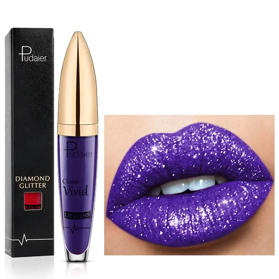 Waterbestendige Lipgloss met Strass – Langdurige Glans in Diverse Kleuren voor Elke Gelegenheid