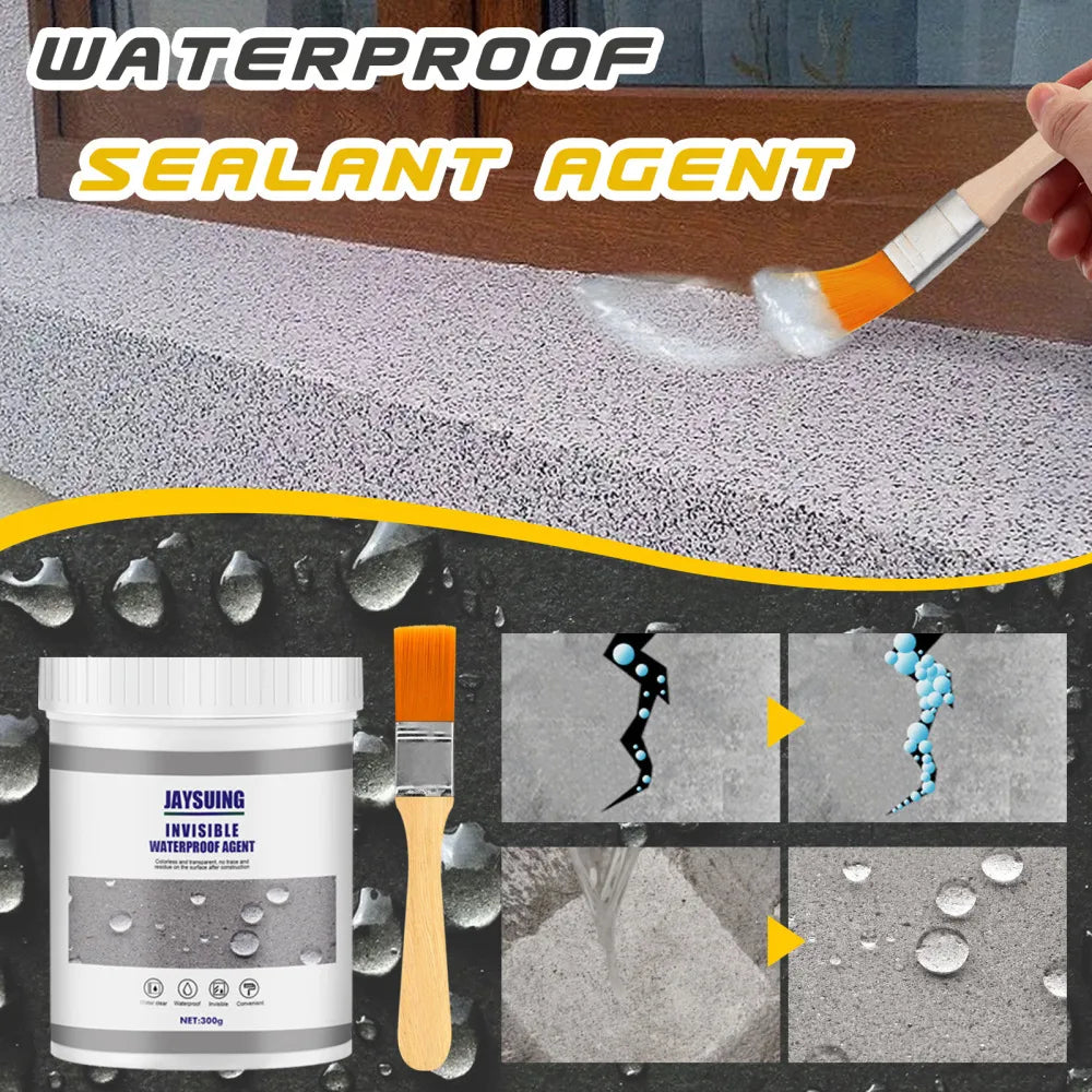Waterdichte anti-lek transparante coating