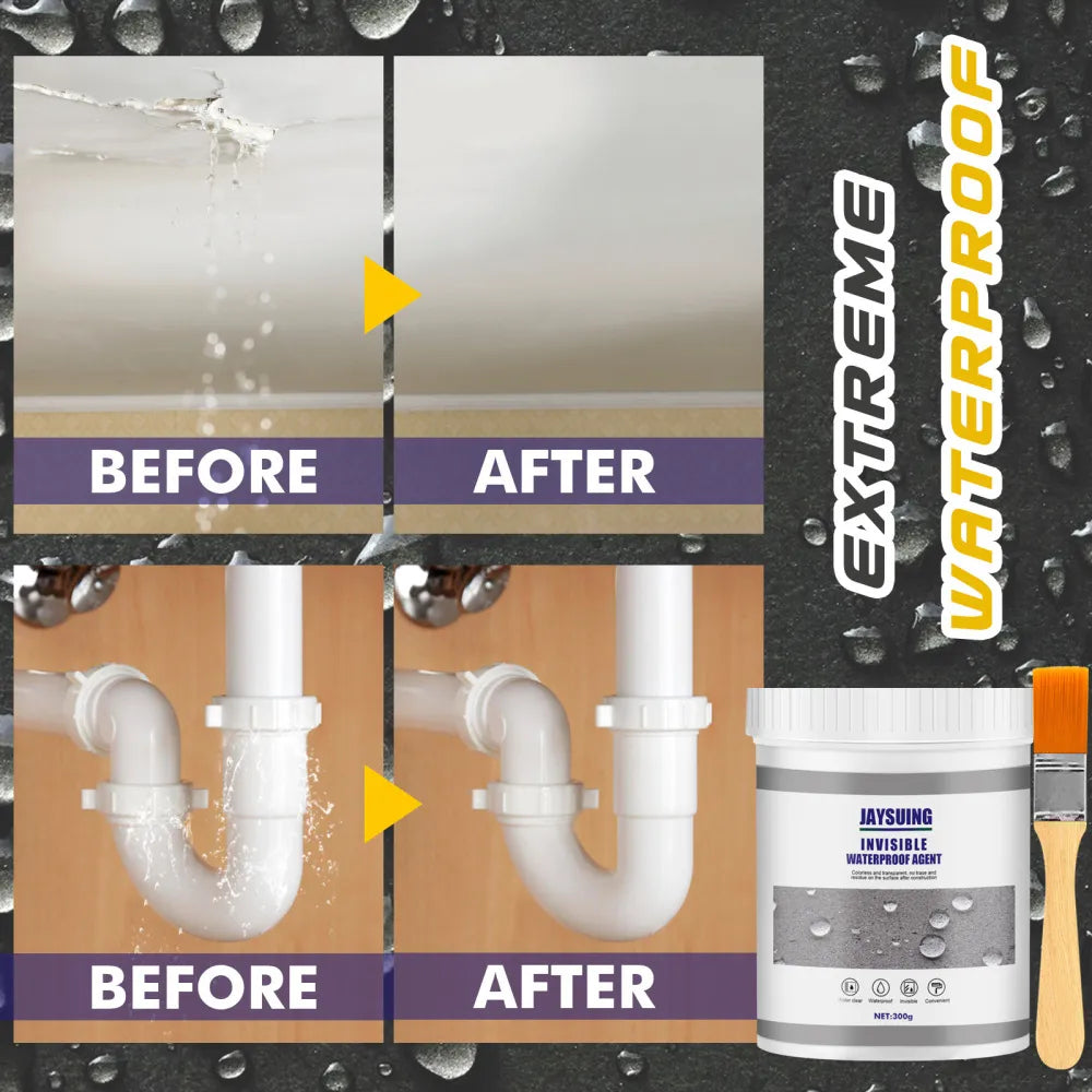 Waterdichte anti-lek transparante coating