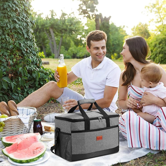 Waterdichte koeltas van 33L | Geïsoleerd, ruim & ideaal voor picknicks, stranddagen, wandelingen en outdooractiviteiten