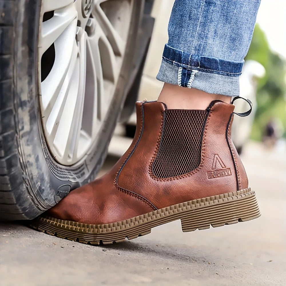 Waterdichte Leren Veiligheidsschoenen voor Heren
