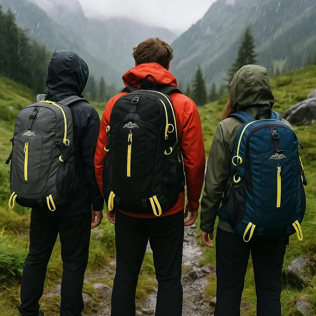 Waterdichte Unisex Wandelrugzak 40L voor Outdooractiviteiten