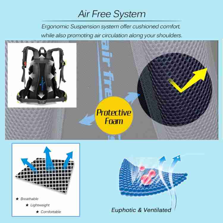 Waterdichte Unisex Wandelrugzak 40L voor Outdooractiviteiten