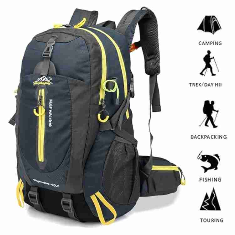 Waterdichte Unisex Wandelrugzak 40L voor Outdooractiviteiten