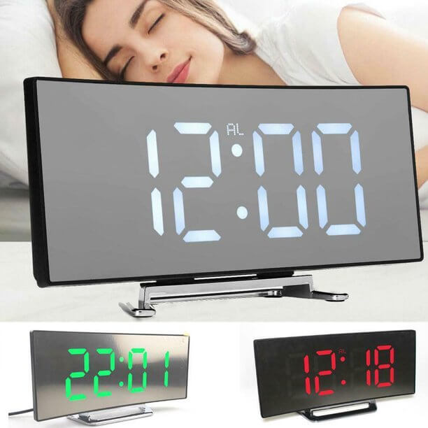 Wekker met led-display