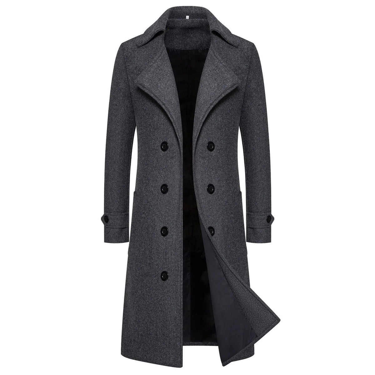 Winddichte slim fit trenchcoat voor heren
