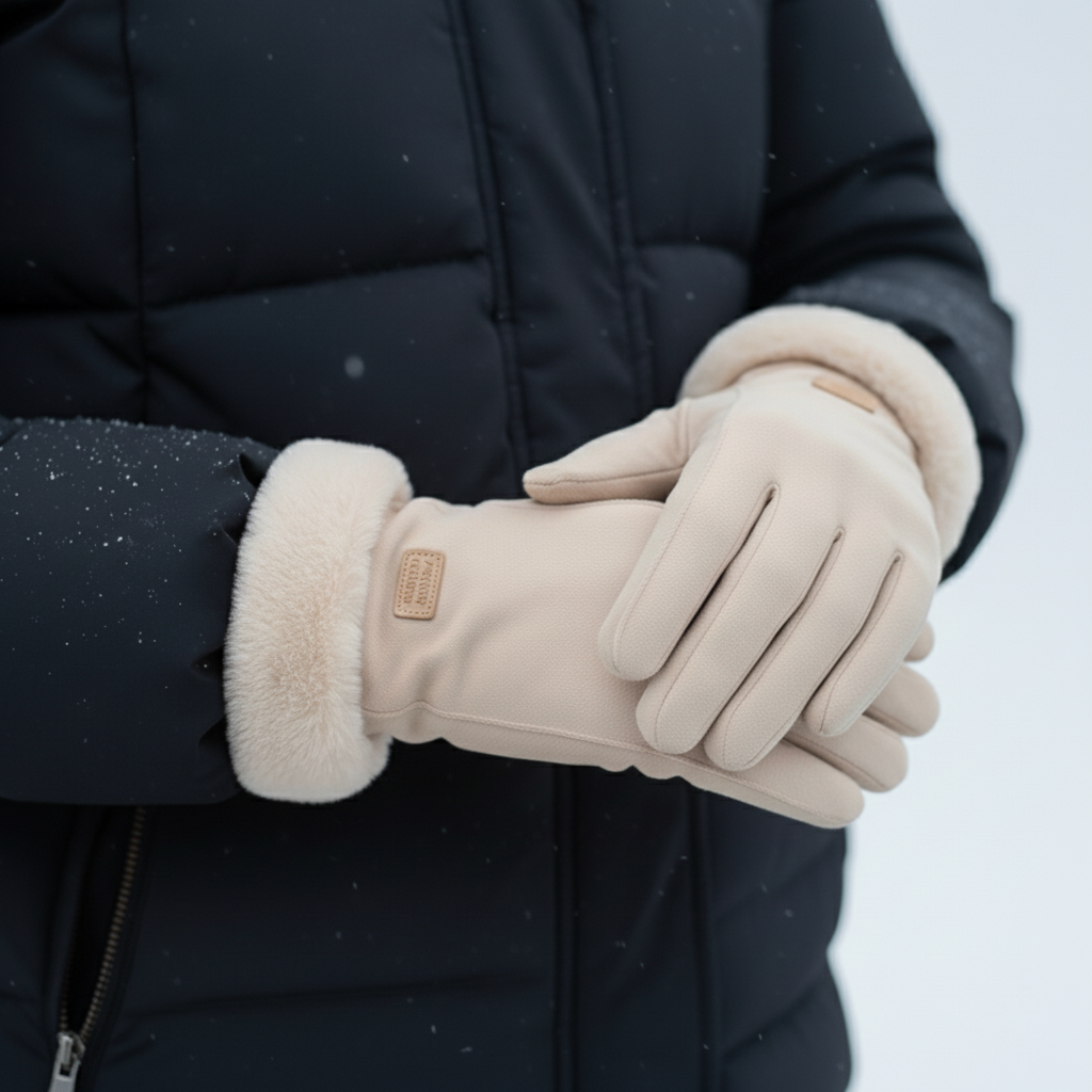 Winterhandschoenen voor dames met touchscreenfunctie