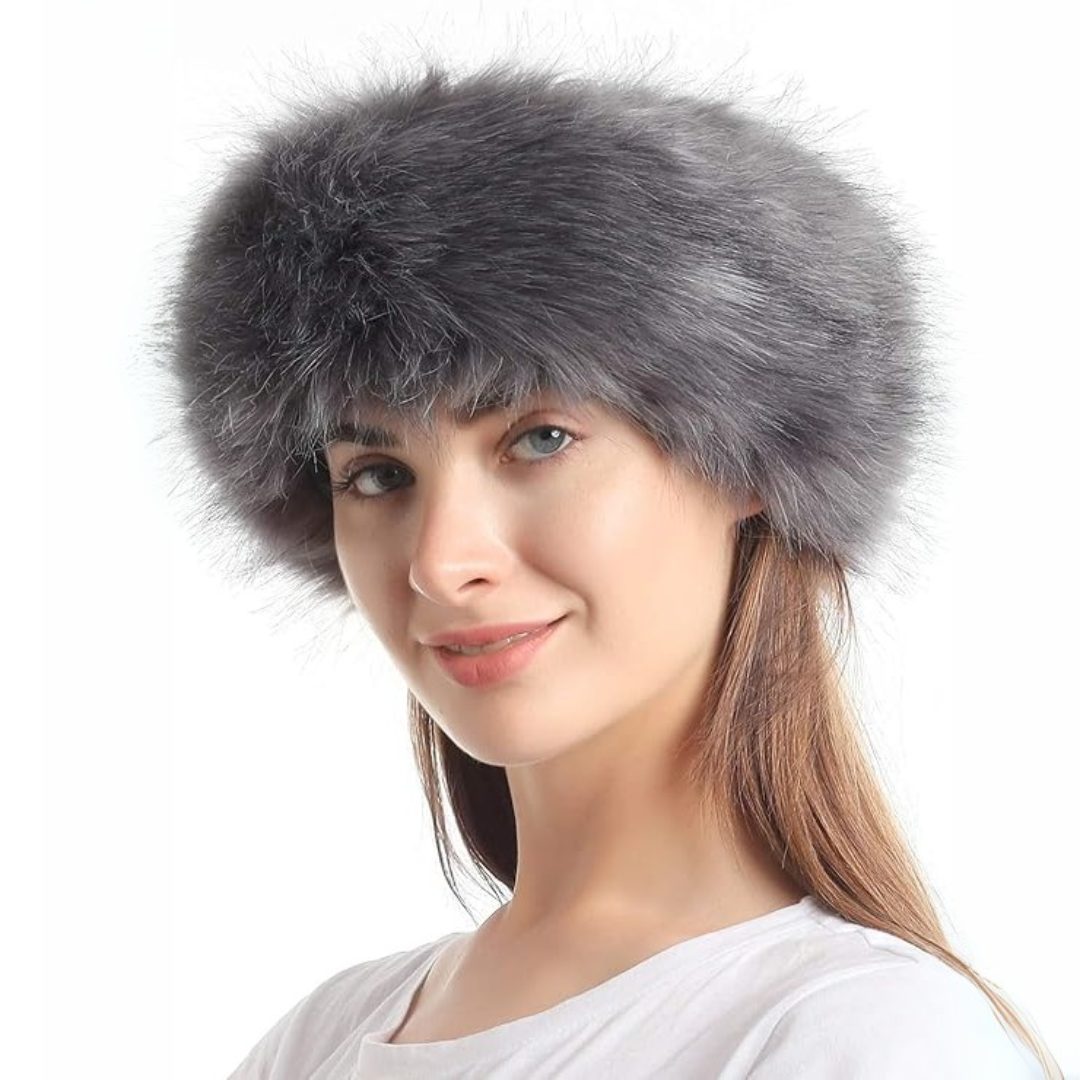 Winterhoofdband van imitatiebont