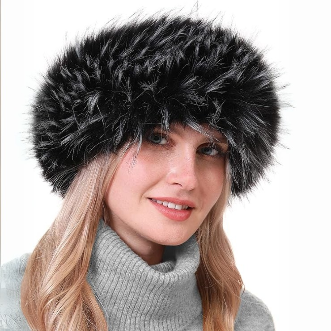 Winterhoofdband van imitatiebont