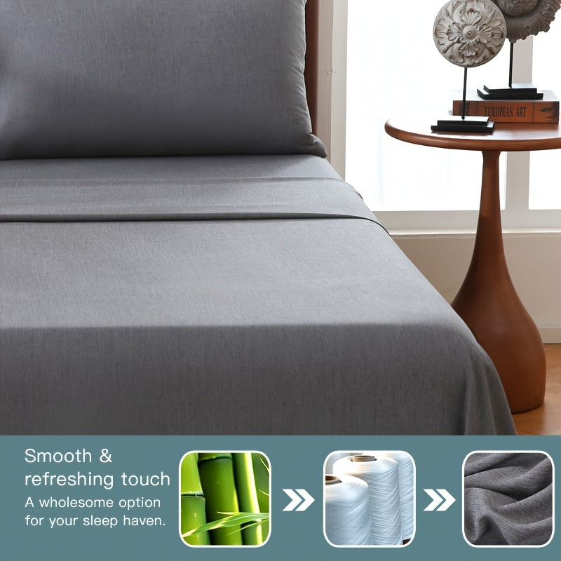 Zomerkoel hoeslaken van bamboevezel – Luxe ademend comfort