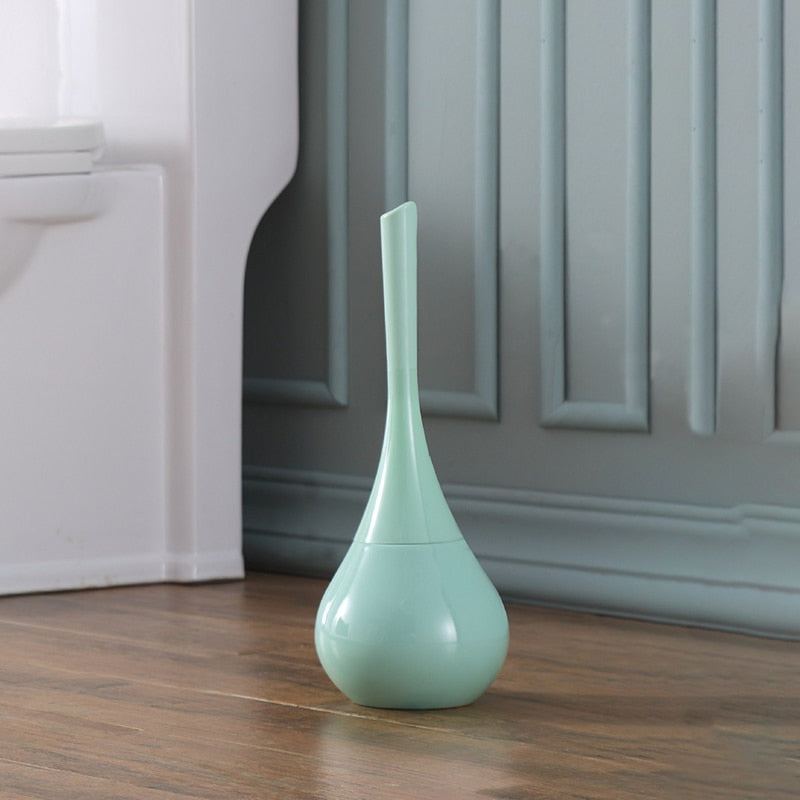 Zwart-gouden vrijstaande toiletborstelset van ABS en roestvrij staal - 40x12 cm