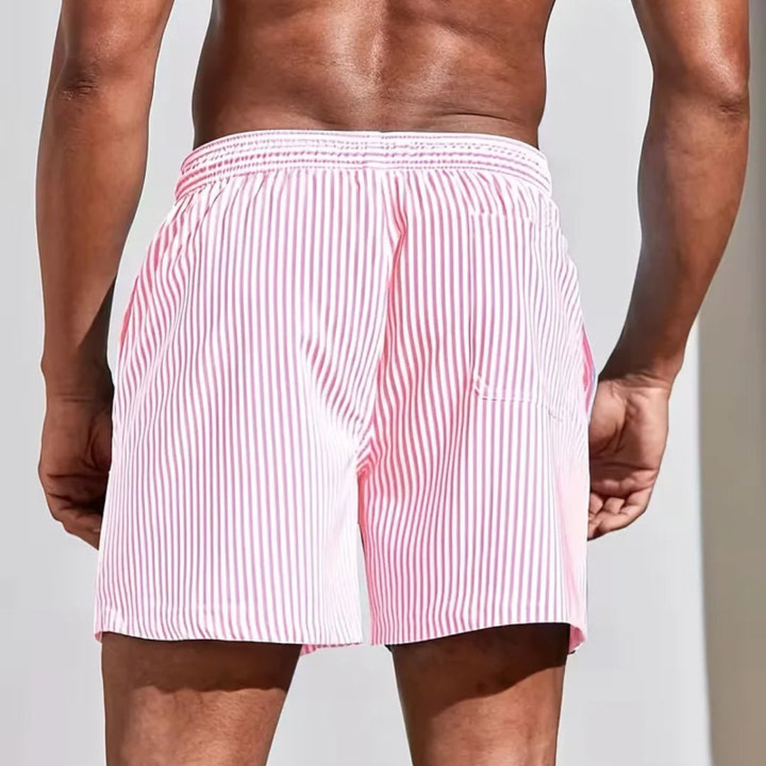 Zwemshorts met streeppatroon